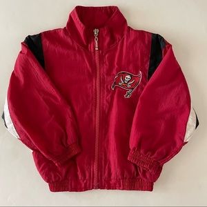 EUC Tampa Bay Buccaneers NFL embroidered logo toddler jacket